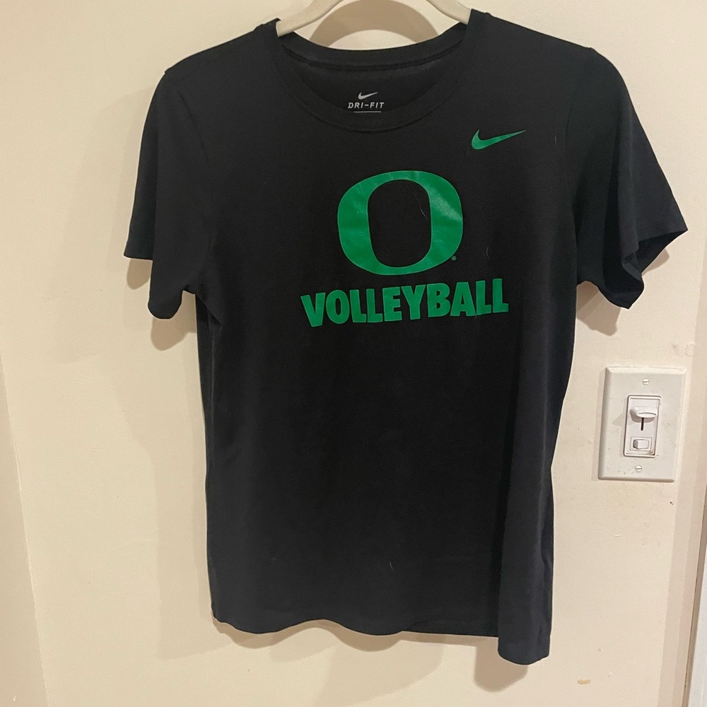 UNIVERSITY OF OREGON VOLLEYBALL NIKE DRI FIT T SHIRT